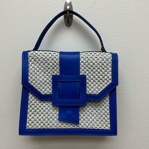 NWT Handmade Italian Leather Handbag / satchel with removable shoulder strap